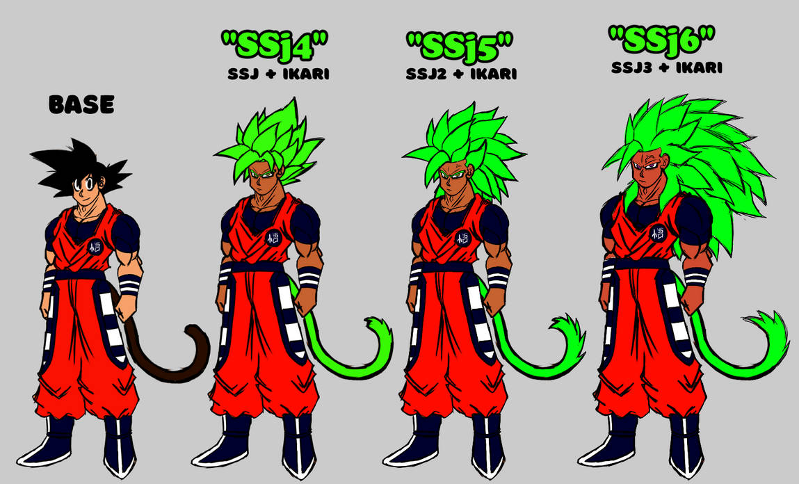 Ssj Types My Version of Ssj4 -Expanded- by BLACKBEAST364 on DeviantArt
