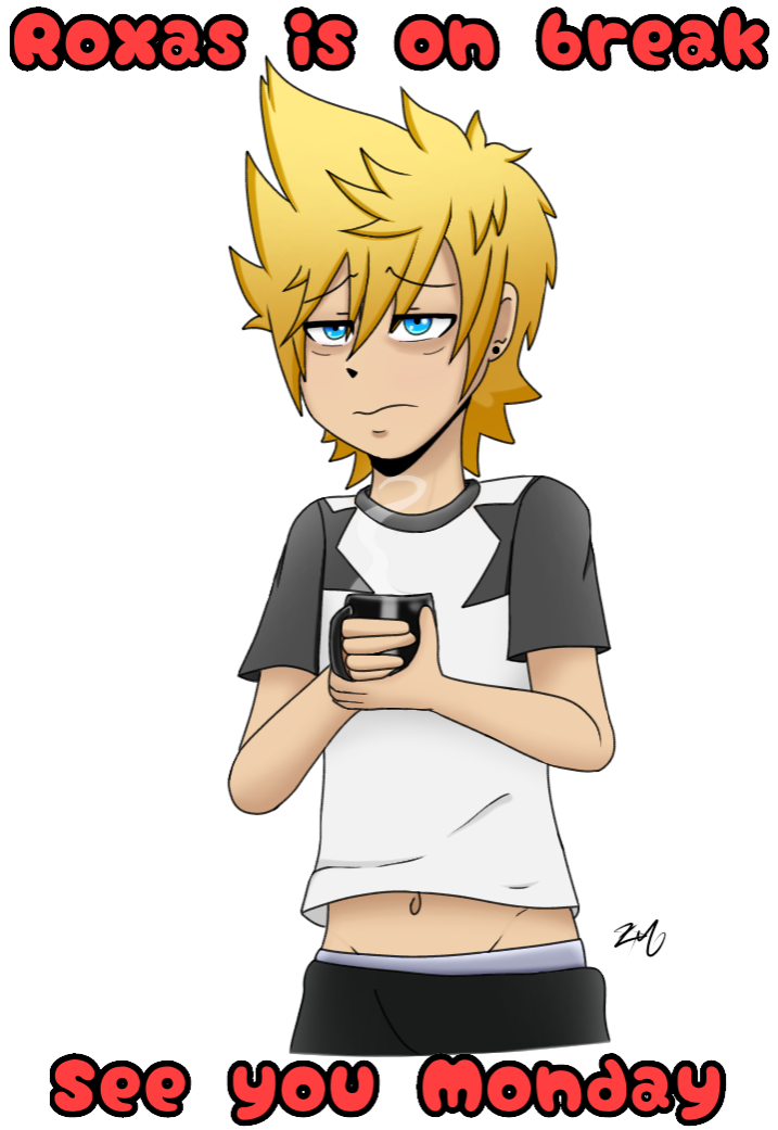 Exhausted Roxas icon by cherryfreshlime on DeviantArt