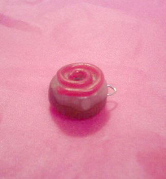 Cherry Doughnut Charm