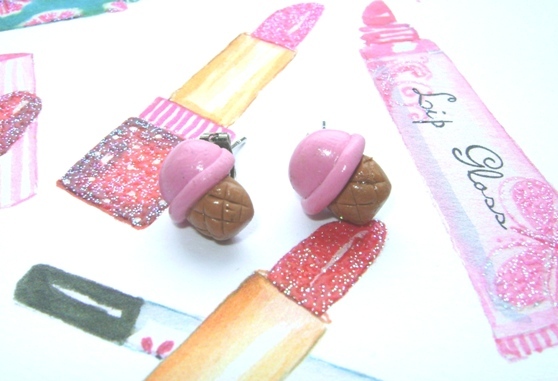 Strawberry Ice-cream Studs