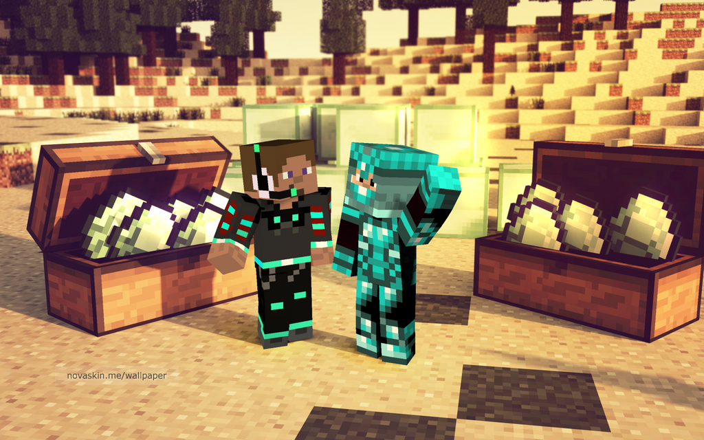 MINECRAFT (BEST FRIENDS) (._.)/l(._.) by natom96 on DeviantArt