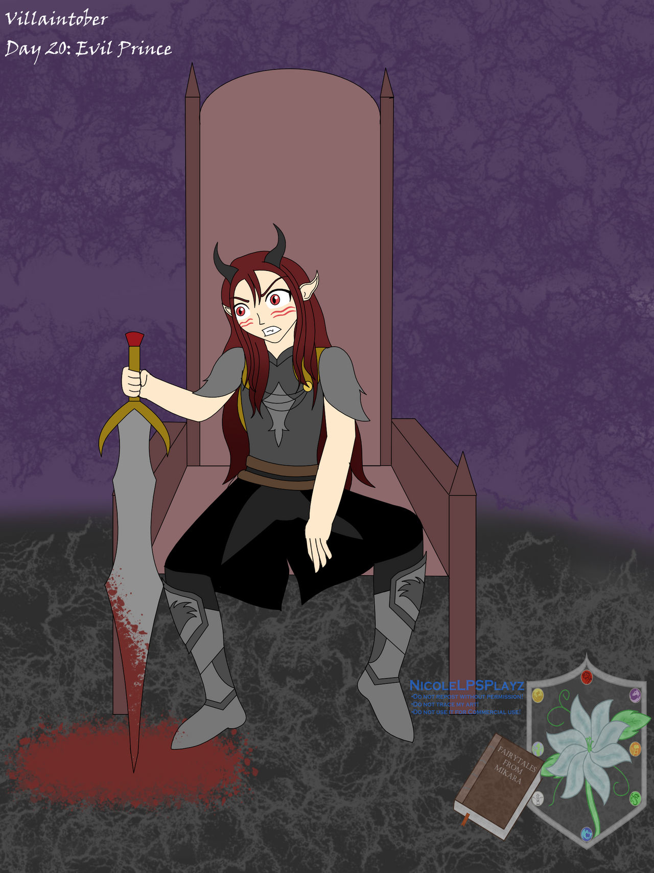 Evil Ruler Oc {Villaintober} Day 20: Evil prince by NicoleLPSPlayz on DeviantArt