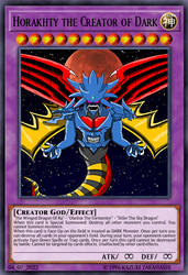 Horakhty the Creator of Dark Card V2