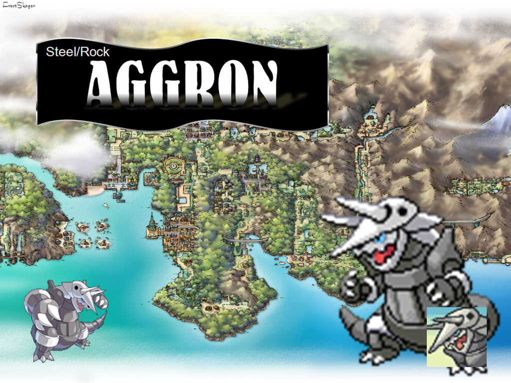 Aggron, The Mighty Steel/Rock Type! by FrostSkagon on DeviantArt