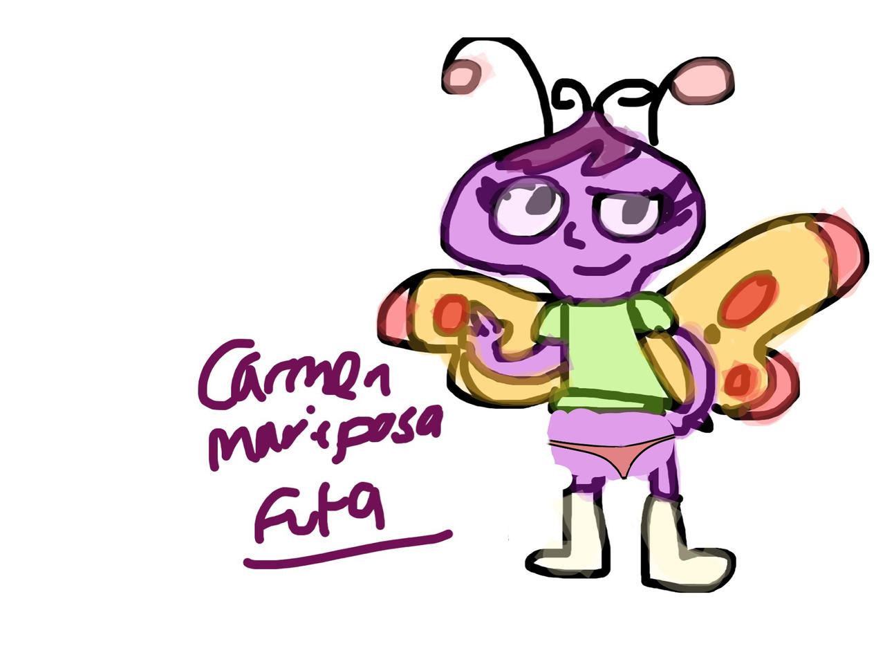 Carmen Mariposa In Underwear