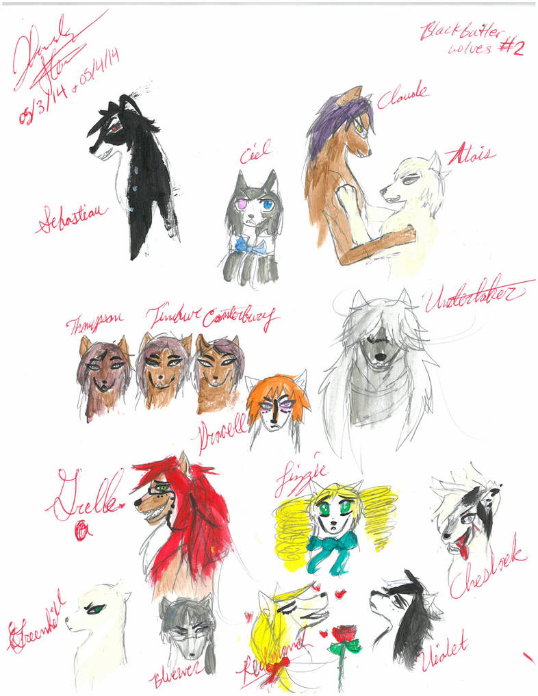 Black Butler Wolves by KISSEricFoxRockNRoll on DeviantArt