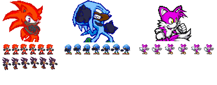 Mecha Sonic 8Bits Sprite Sheet by BowchersPrincipal on DeviantArt