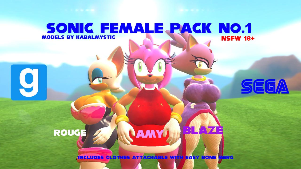 Sonic Female Pack No.1 (Download in Desc) by on DeviantArt