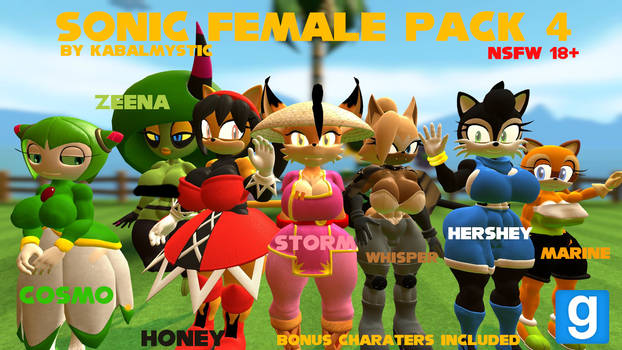 Sonic Female Pack #4 (Download in desc)