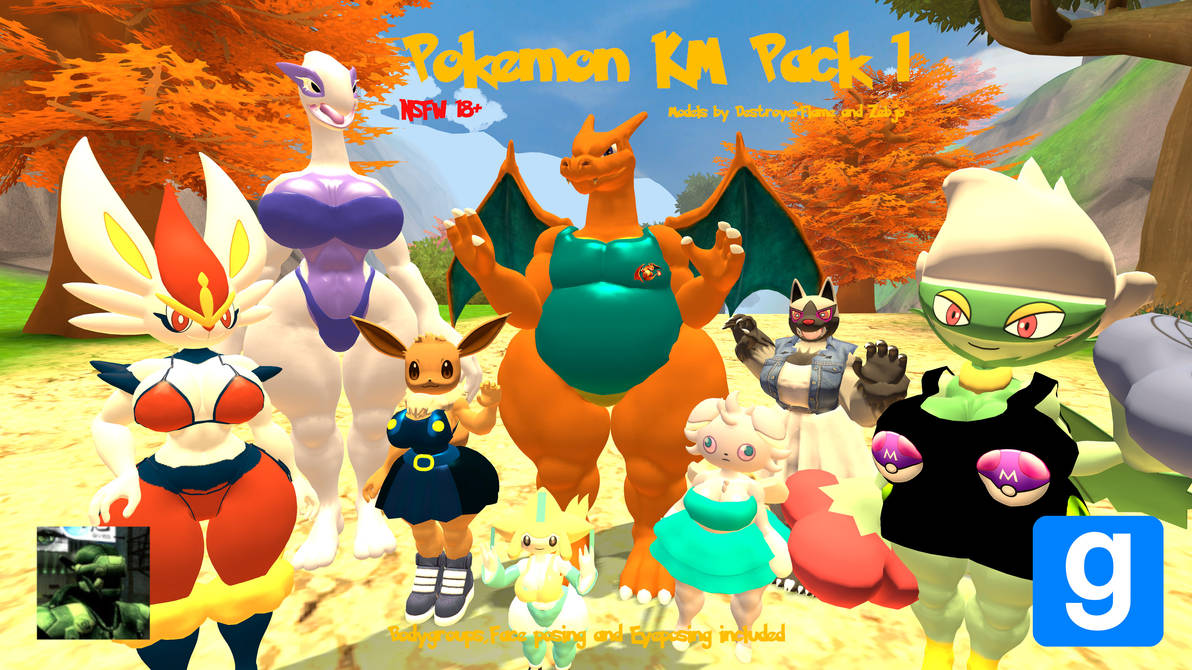 Pokemon Model Game Pokemon KM Pack #1 (Download in desc) by ThHyperCombine12 on DeviantArt