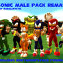 Sonic male pack Remastered (Download in desc)