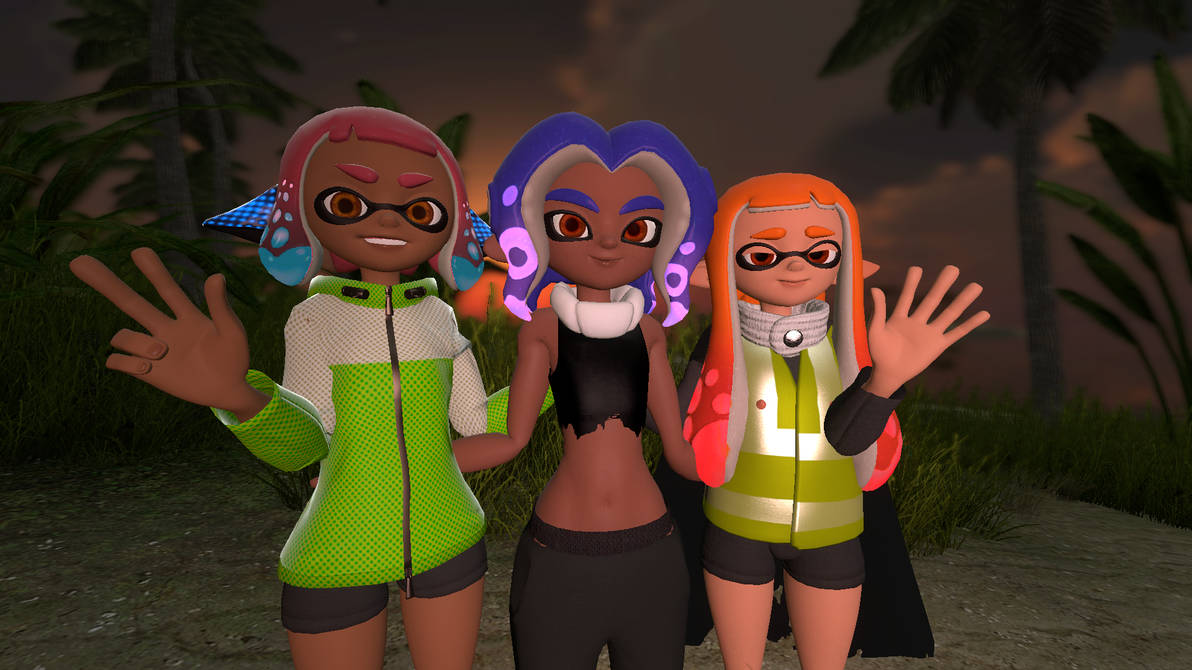 The Agents (Splatoon) by ThHyperCombine12 on DeviantArt