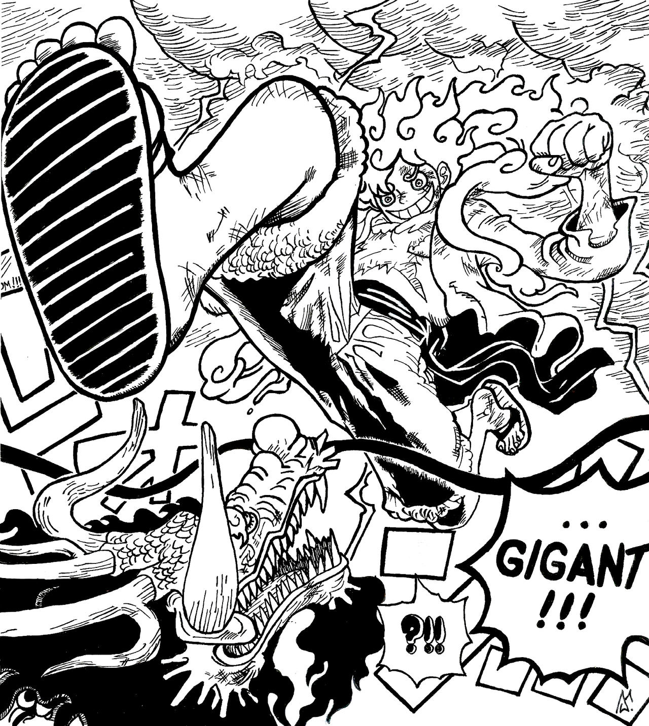 Luffy Vs Kaido by ArcticScythe6841 on DeviantArt