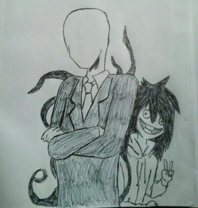 Slenderman and Jeff The Killer