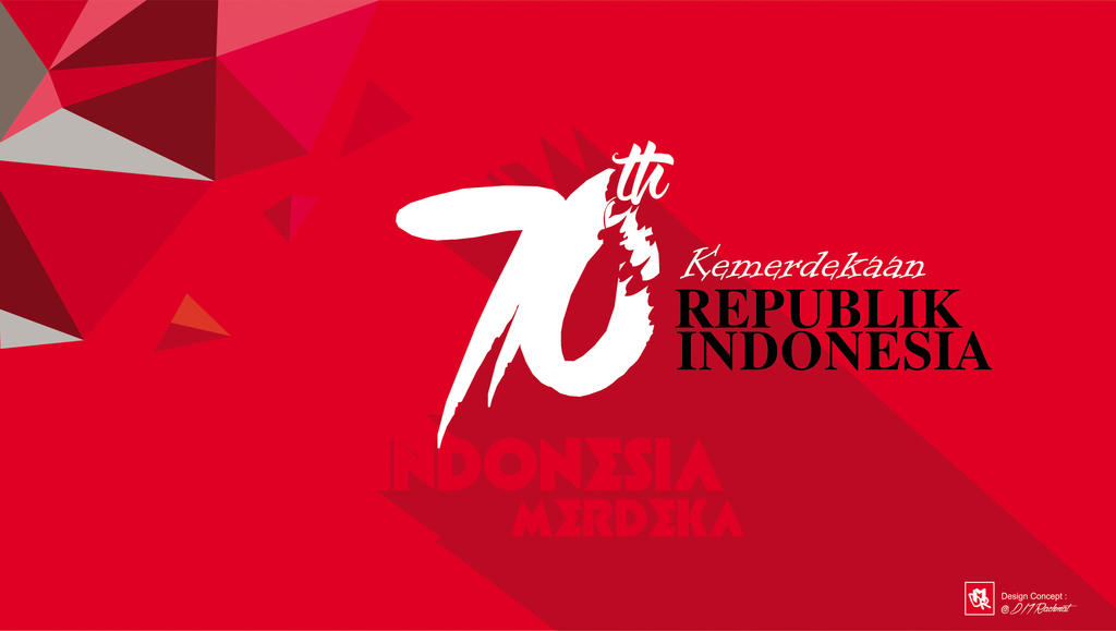 Hut Ri Ke 70 Konsep Logo Kemerdekaan By Imahkudesain On Deviantart