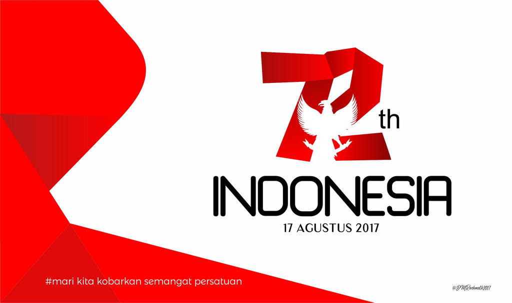 HUT RI 72 LOGO (semangat persatuan)