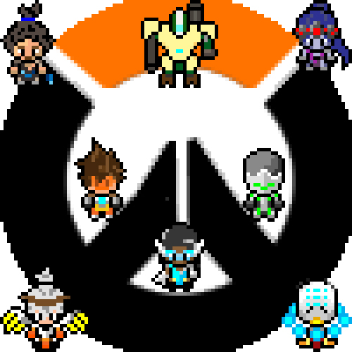 Overwatch online pixel art