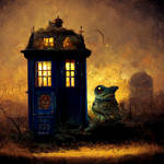 The Toad and the Tardis by digitaltoadphotos