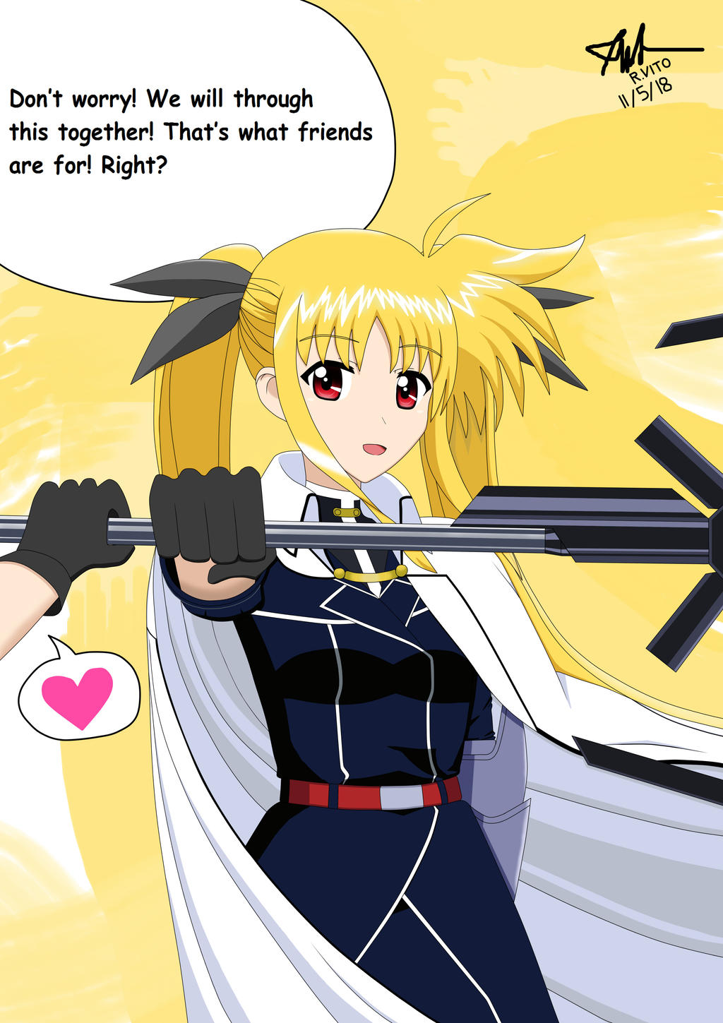 Testarossa Deviantart Fate Testarossa (Nanoha StrikerS) Fan Art by Vito0925 on DeviantArt