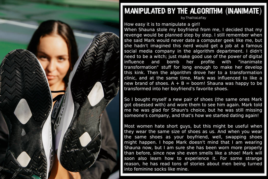Manipulated by the algorithm - Inanimate TF by ThalitaLeFay on DeviantArt