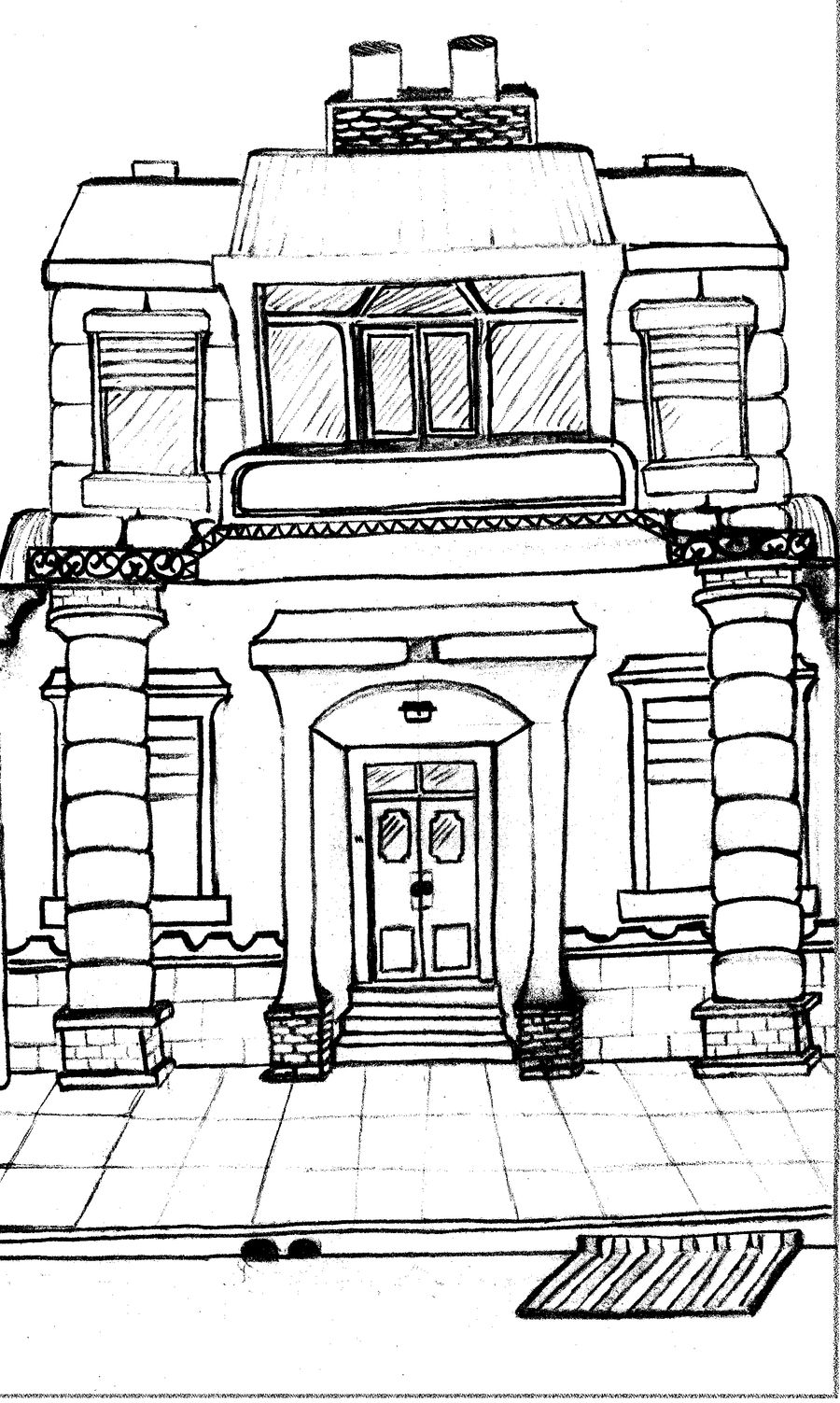Library Building Front By Leandrinux On DeviantArt