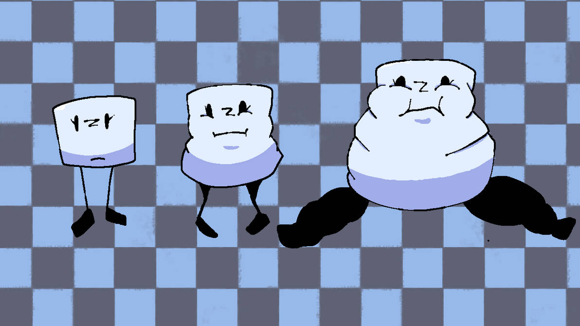 Ice Cube BFDI Weight Gain Sequence (1/2) by somethingidk9 on DeviantArt