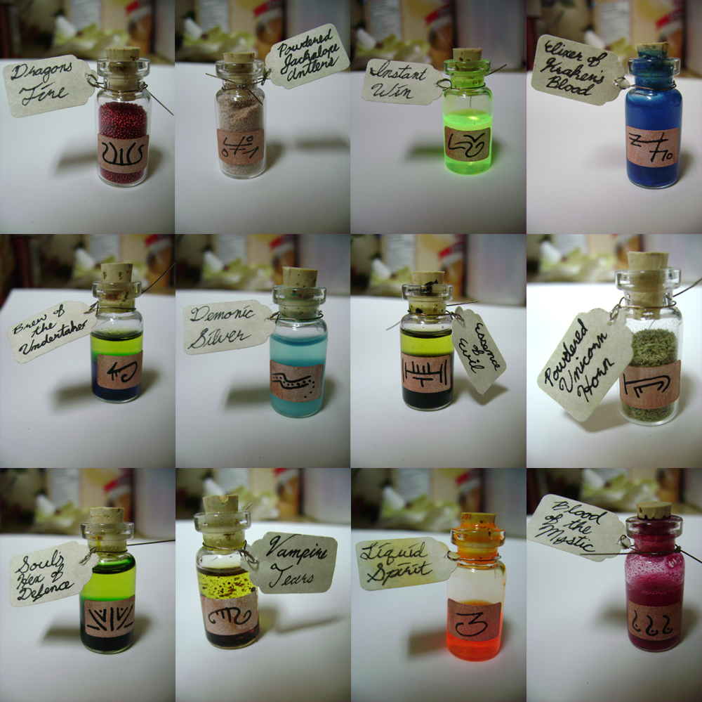 Mini Potion Bottles