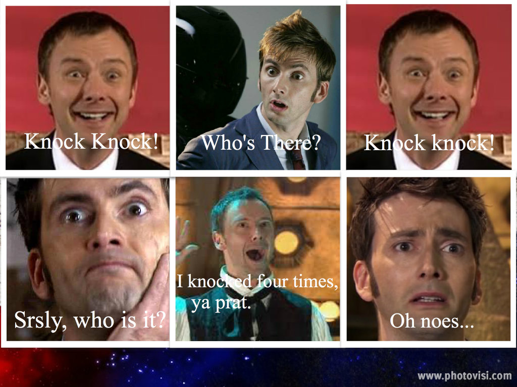 The Doctor and Master: Knock Knock Joke