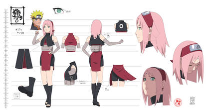 Commission_Character reference_Haruno Sakura