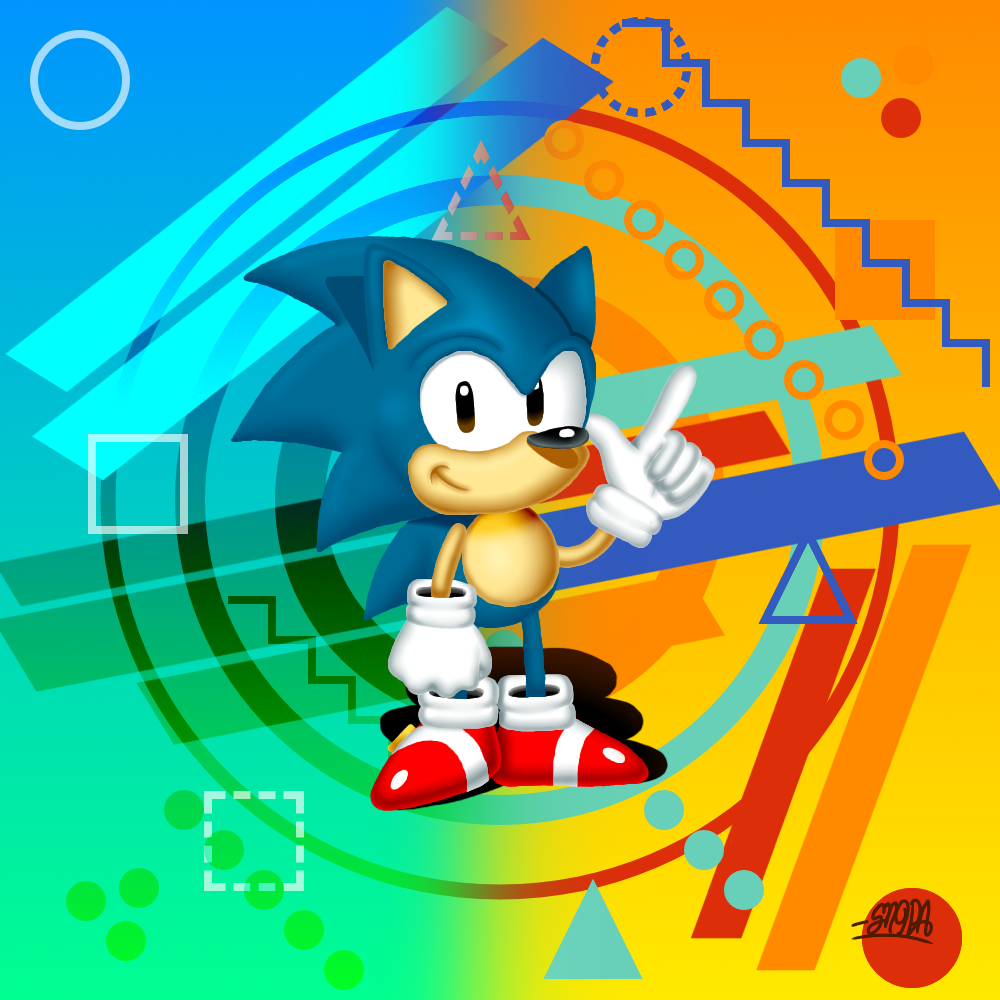 Sonic the Hedgehog (Mania/Origins ver.) by SN9DA on DeviantArt