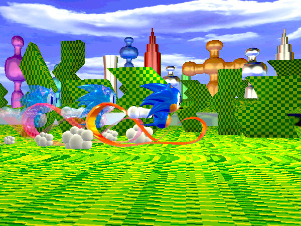 Sonic Pre Rendered Game Some of the '96 Sonic 3D Renders I did... by SN9DA on DeviantArt