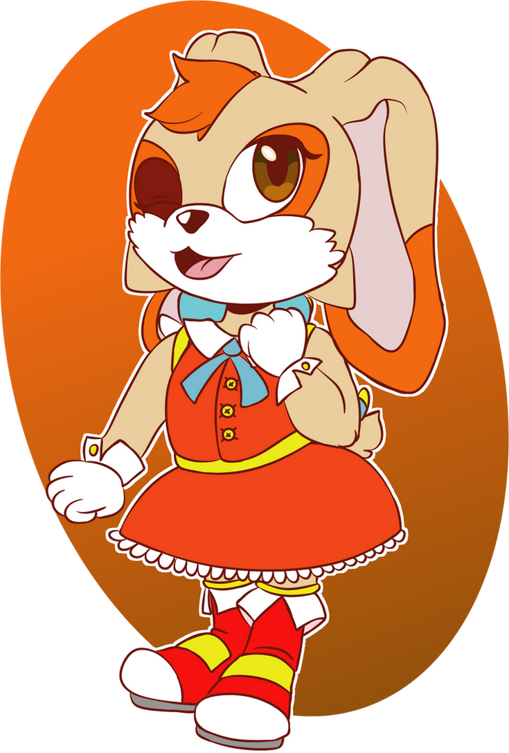Cream The Rabbit Colors Reverse Cream the Rabbit redesign by rosiepie15 on DeviantArt