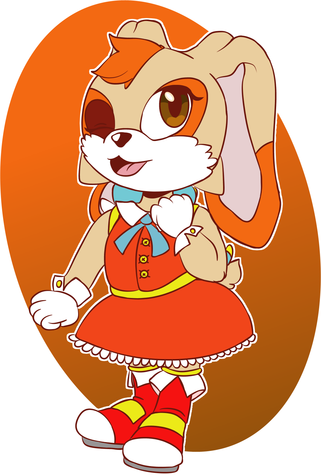 Cream The Rabbit Rouge Cream the Rabbit redesign by rosiepie15 on DeviantArt