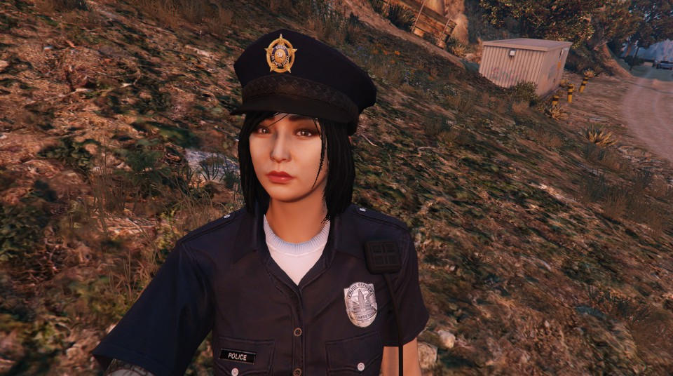 Красивая девушка в гта 5. Красивый женский персонаж ГТА 5. Девушка полицейский GTA 5.
