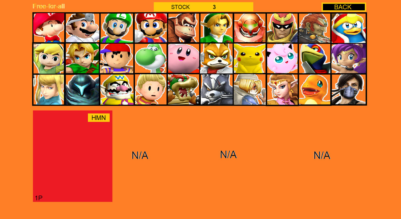 Smash Remix Roster (Added New Characters) by NorbertoDraws2010 on