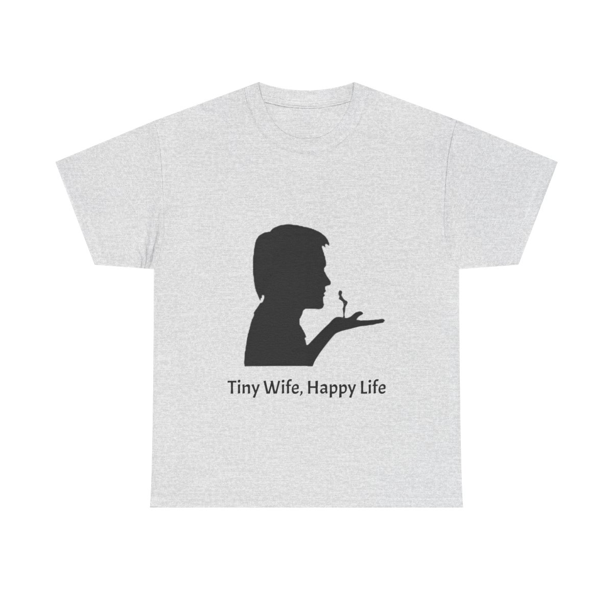 Tiny-wife-happy-life-unisex-heavy-cotton-tee