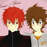 Enma and Tsuna Smiling Boys