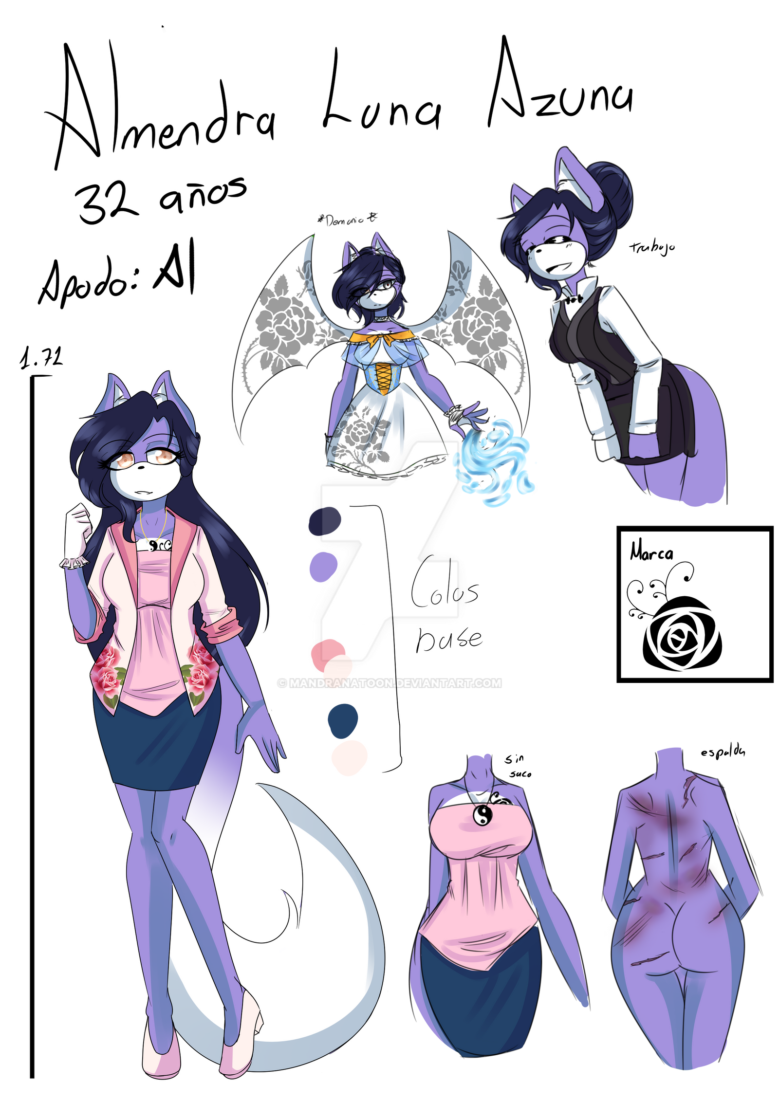 Ficha De O C Almendra Luna Azuna By Mandranatoon On Deviantart Ficha De O C Almendra Luna Azuna By Mandranatoon On Deviantart