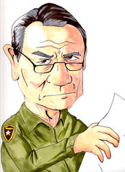 Tommy Lee Jones Caricature