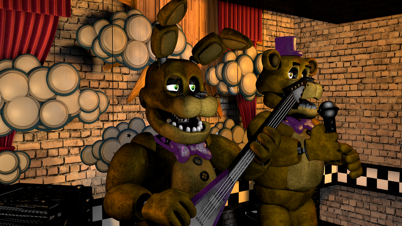 Xander2907 on Game Jolt: [SFM/FNAF] Fredbear and SpringBonnie