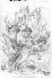 Superman 211 Cover Pencils