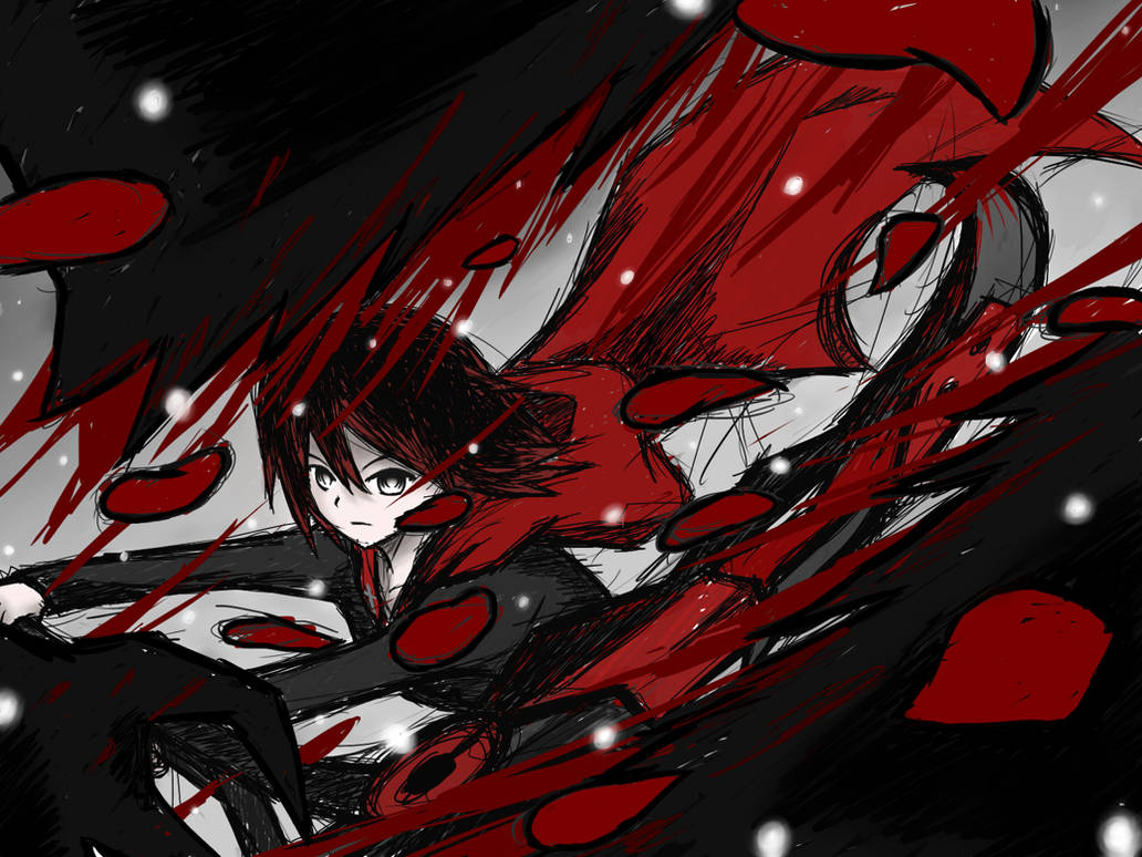 RWBY Ruby Red by AznSketch42 on DeviantArt