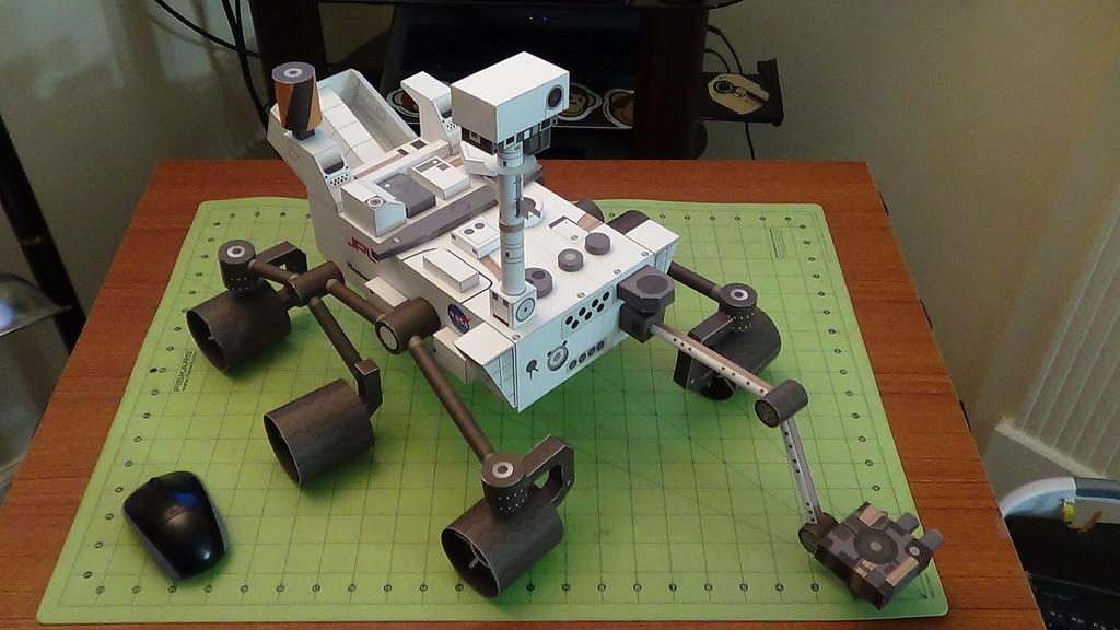 Curiosity Rover Papercraft  (7)