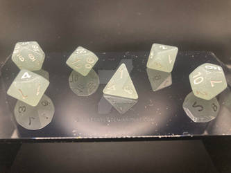 Cloudy Shimmer Polyhedral Dice