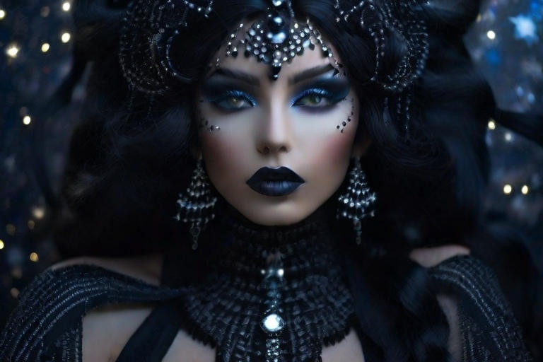 Gl Goth The Glam-goth Bewitching Galactic Nomad by MontrealDigital on DeviantArt