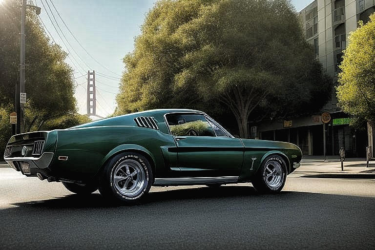1968 Ford Mustang GT 390 In Dark Forest Green By MontrealDigital On 1968-ford-mustang-gt-390-in-dark-forest-green-by-montrealdigital-on