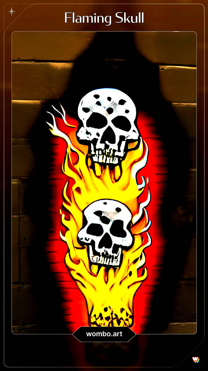Flaming Skull by BigKrap on DeviantArt