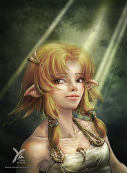 Wooden Elf by yrialinsight