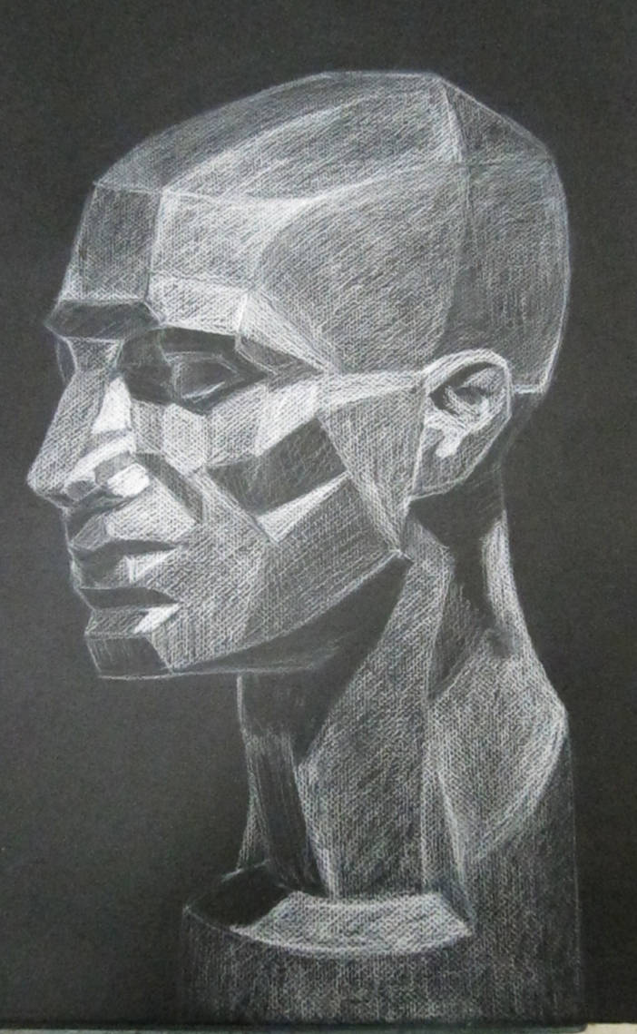 Geometric Head by melzika on DeviantArt