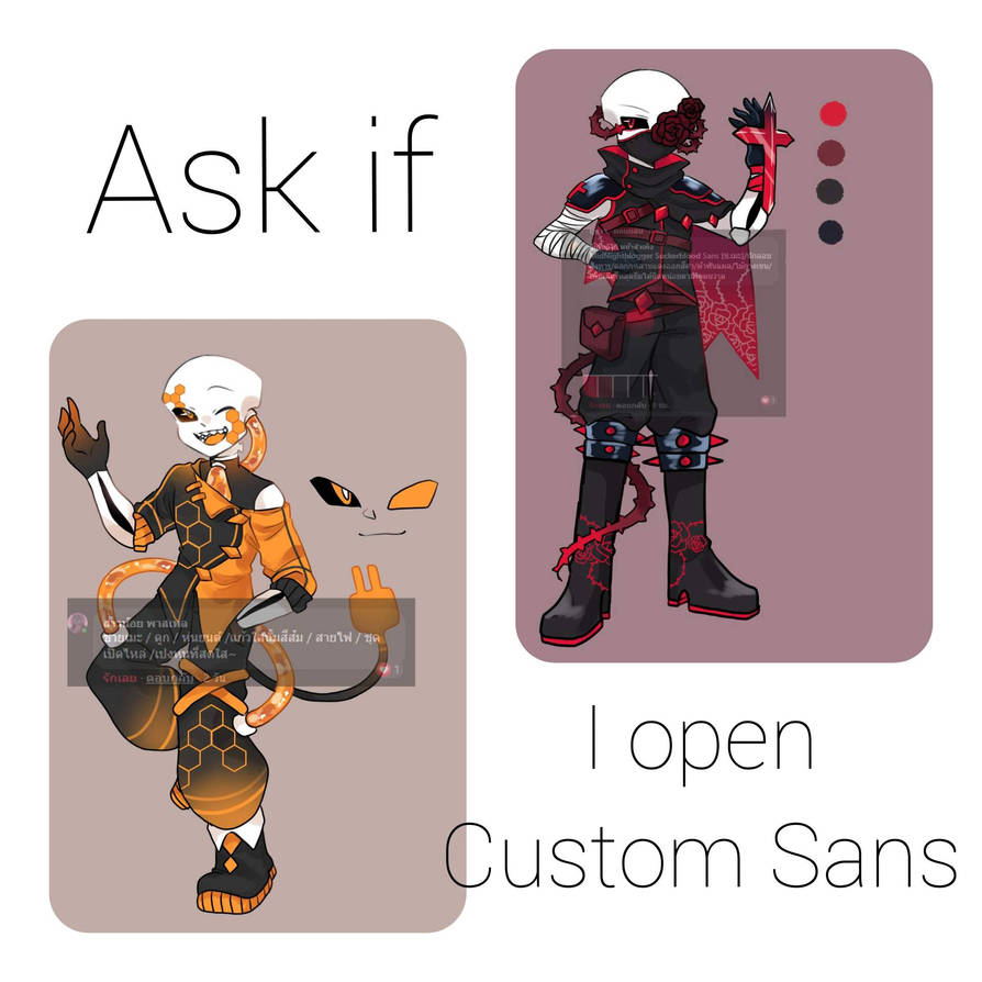 Create Mod Sans Ask if i open Adoptable Sans custom by MidNightblogger on DeviantArt